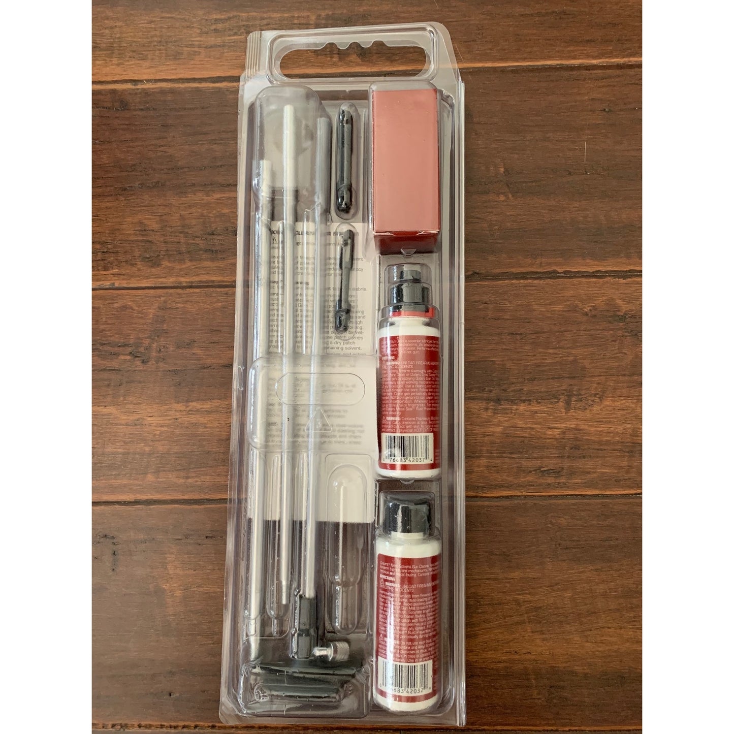 Outers 96300 Sportman's Cleaning 7 Piece Kit includes Oil.