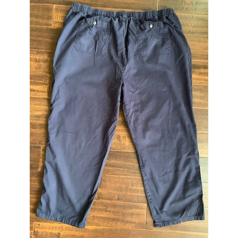 KingSize Brand Men's Navy-Blue Khakis 3XL Big 38" waist 100% cotton