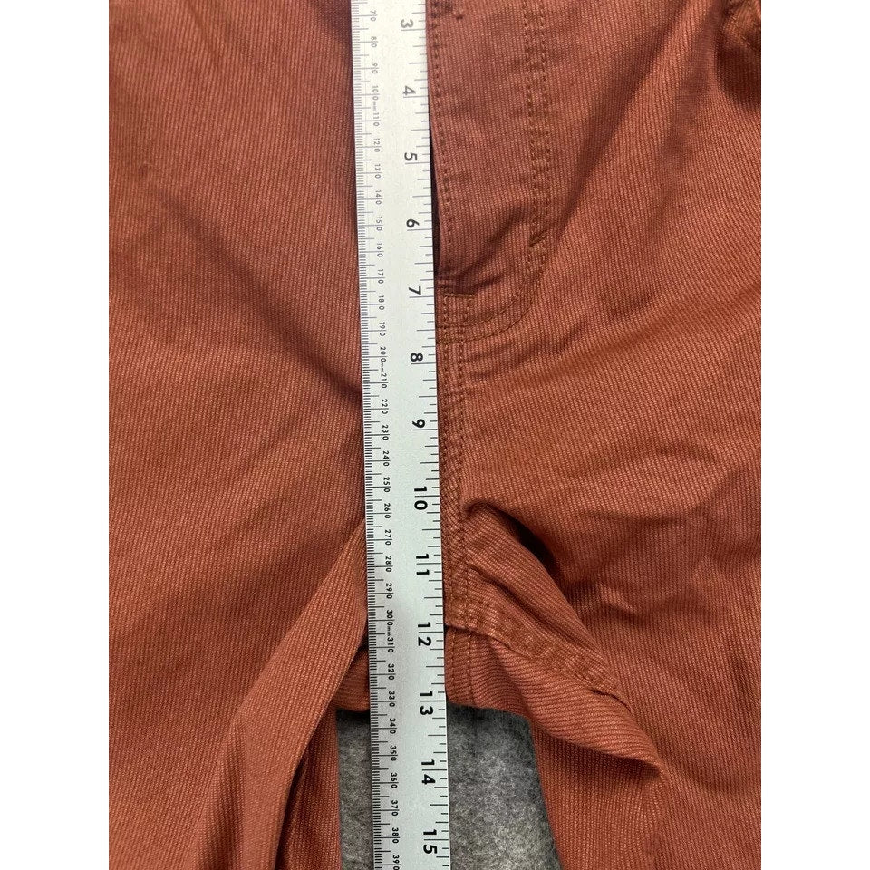 Banana Republic Athletic Straight Jeans Mens 36 Mocha Brown Corded 38x31 Actual