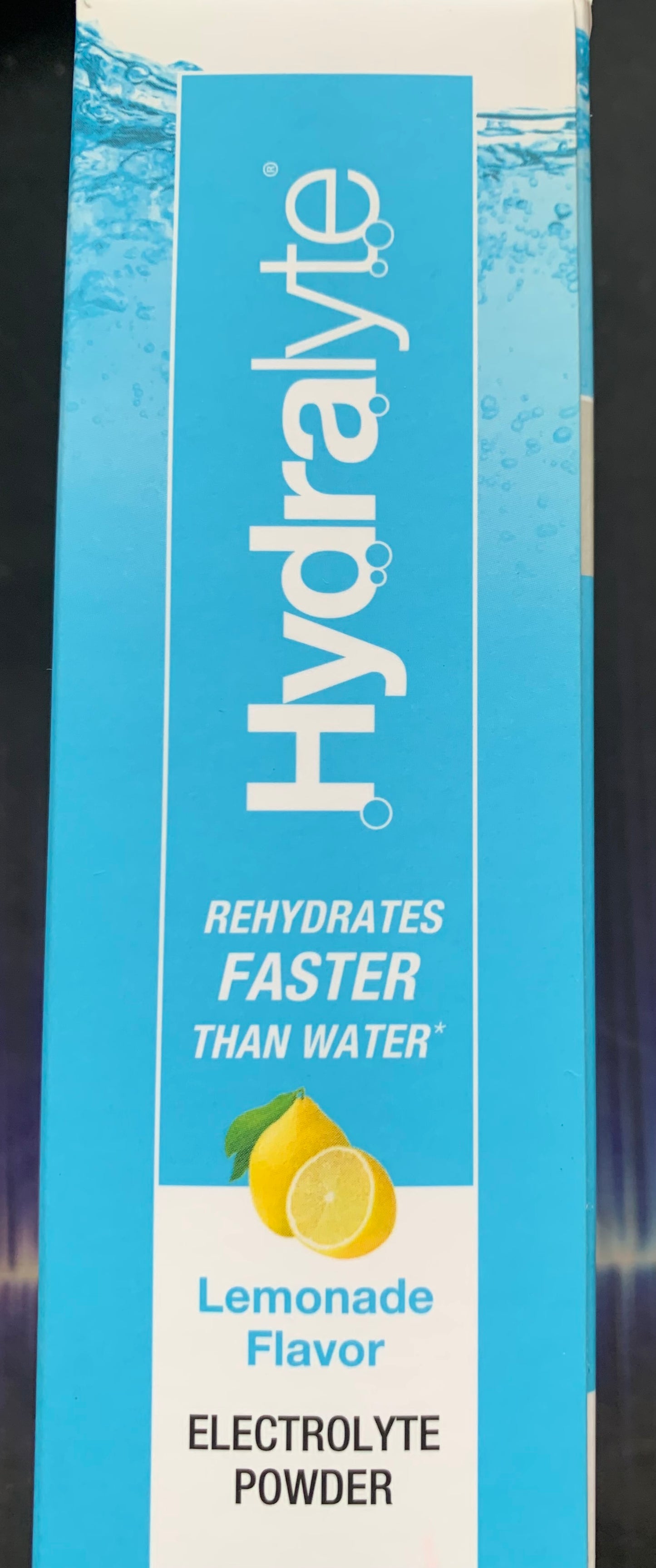 Hydralyte electrolyte powder, lemon flavored 