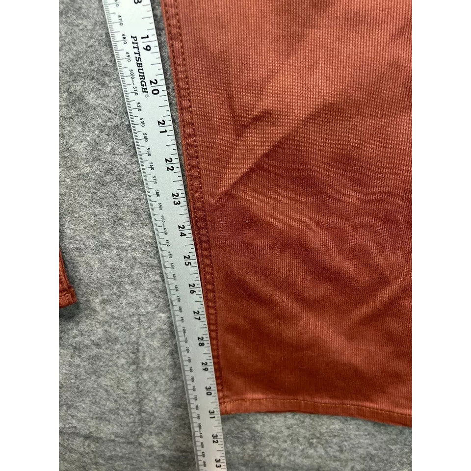 Banana Republic Athletic Straight Jeans Mens 36 Mocha Brown Corded 38x31 Actual
