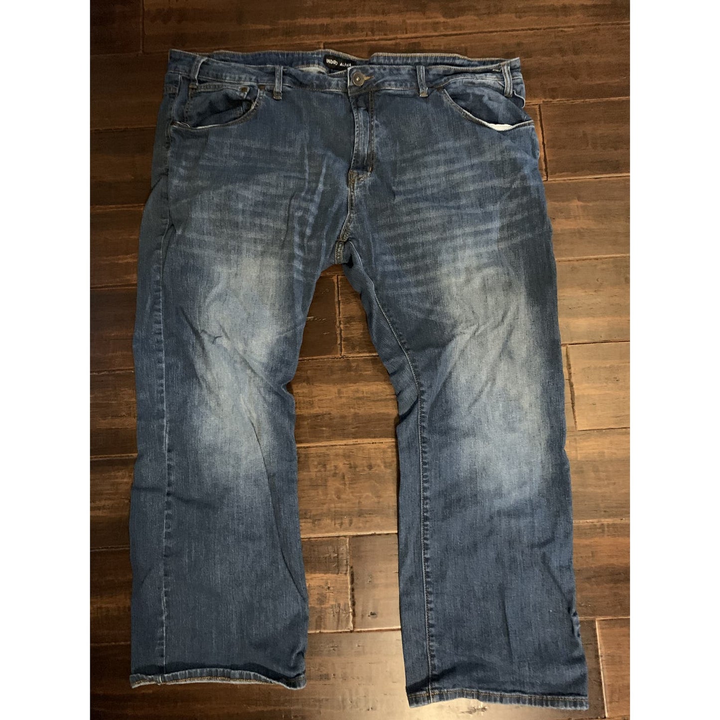 Indigo Alpha men's jeans size 46" with 30" length