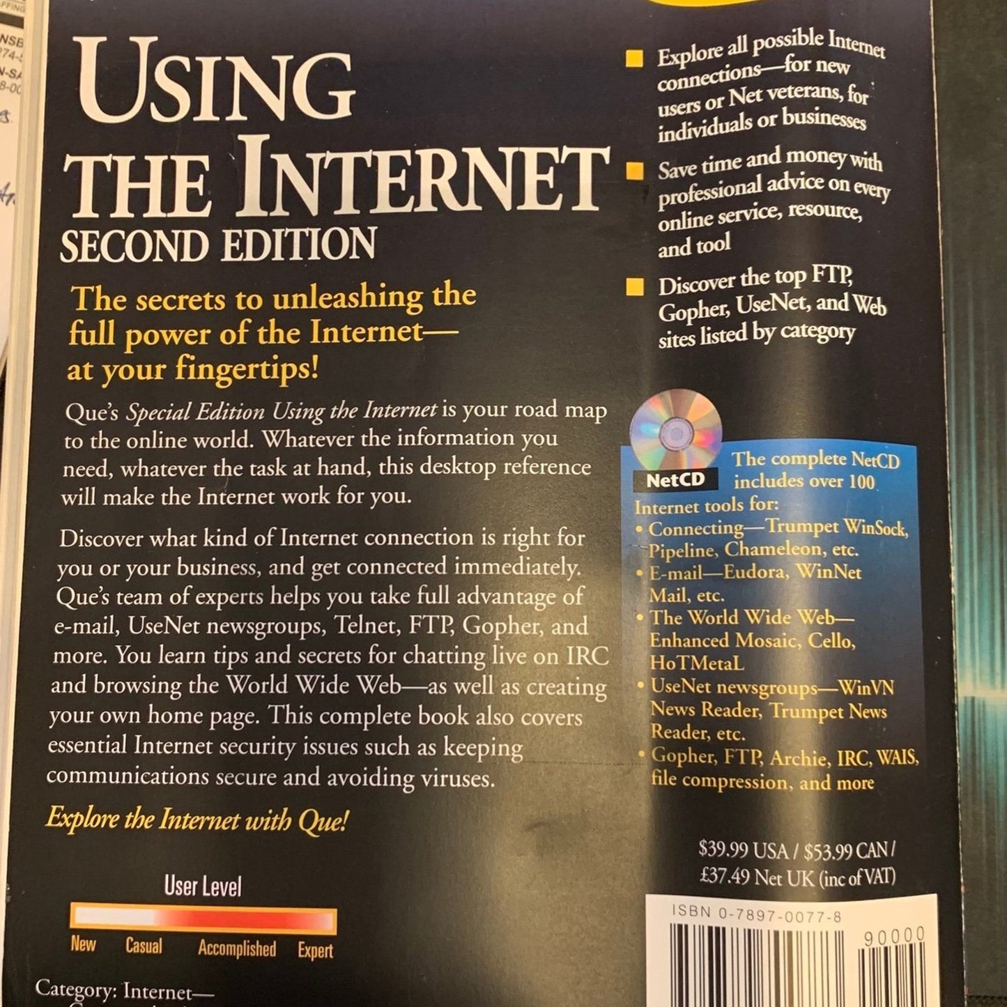 Using the Internet, Special Edition, Reference Book