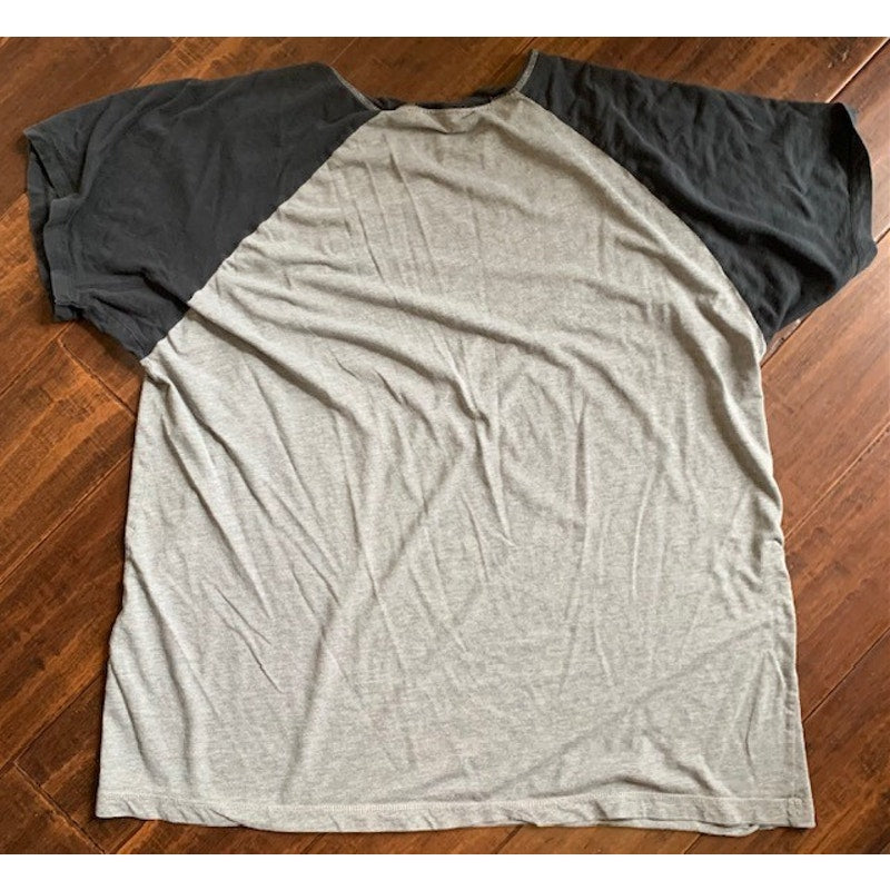 Hanes Men's 3XL Gray and Black T-Shirt