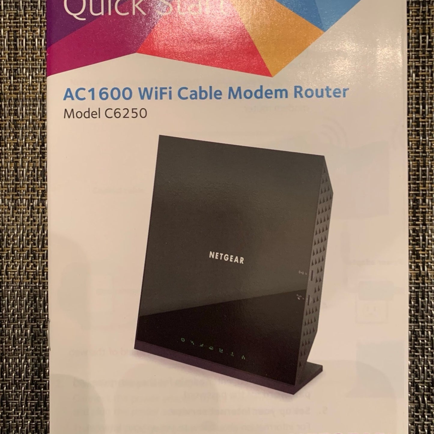 Netgear Dual Band Wi-Fi Gigabit Cable Router