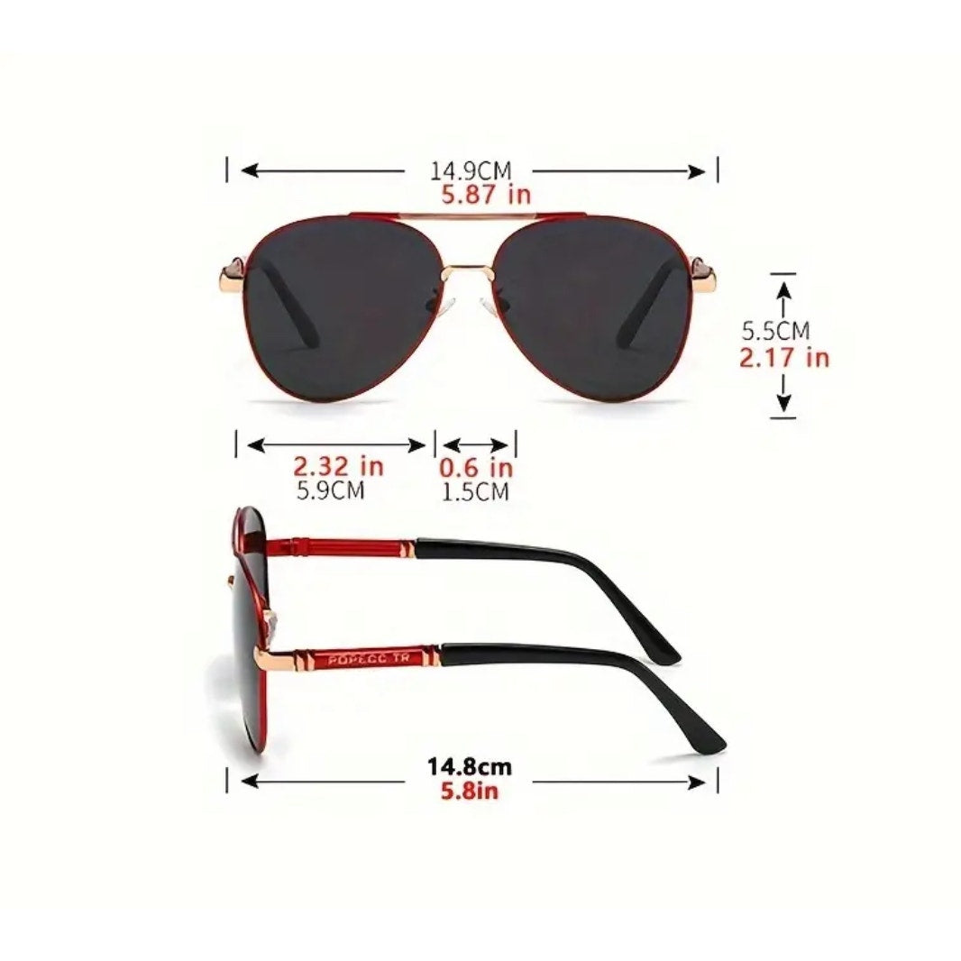 2pcs Polarized Fashion Glasses