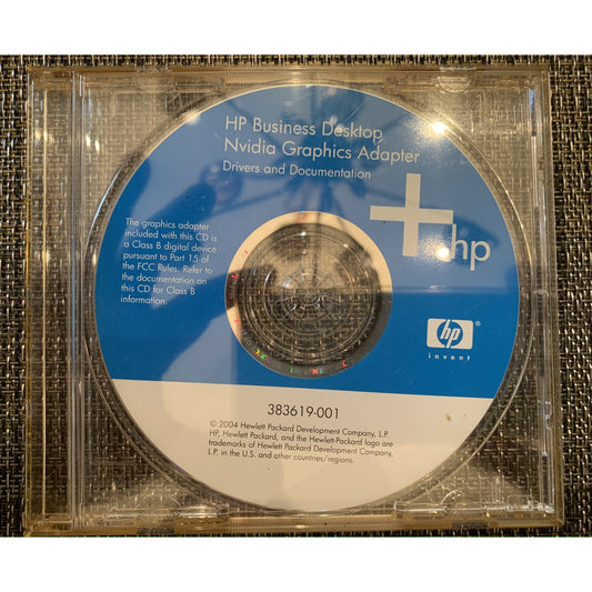 HP Computer CD