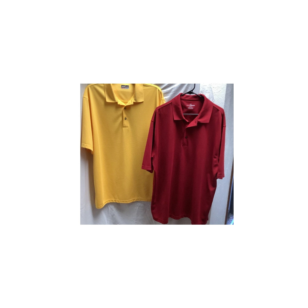 2XL Red & Yellow grand slam polo shirts for men