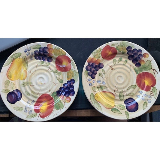 Fruit Painted Dish Plates