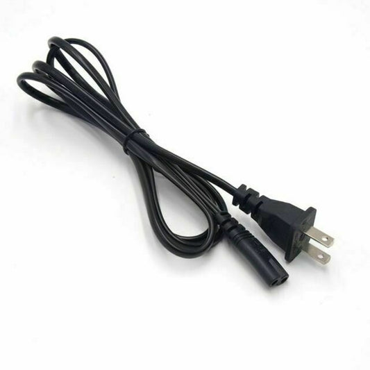 Autolizer CBLPC6BKC8 US 2-Prong Port Pin AC Power Cord Cable Adapter