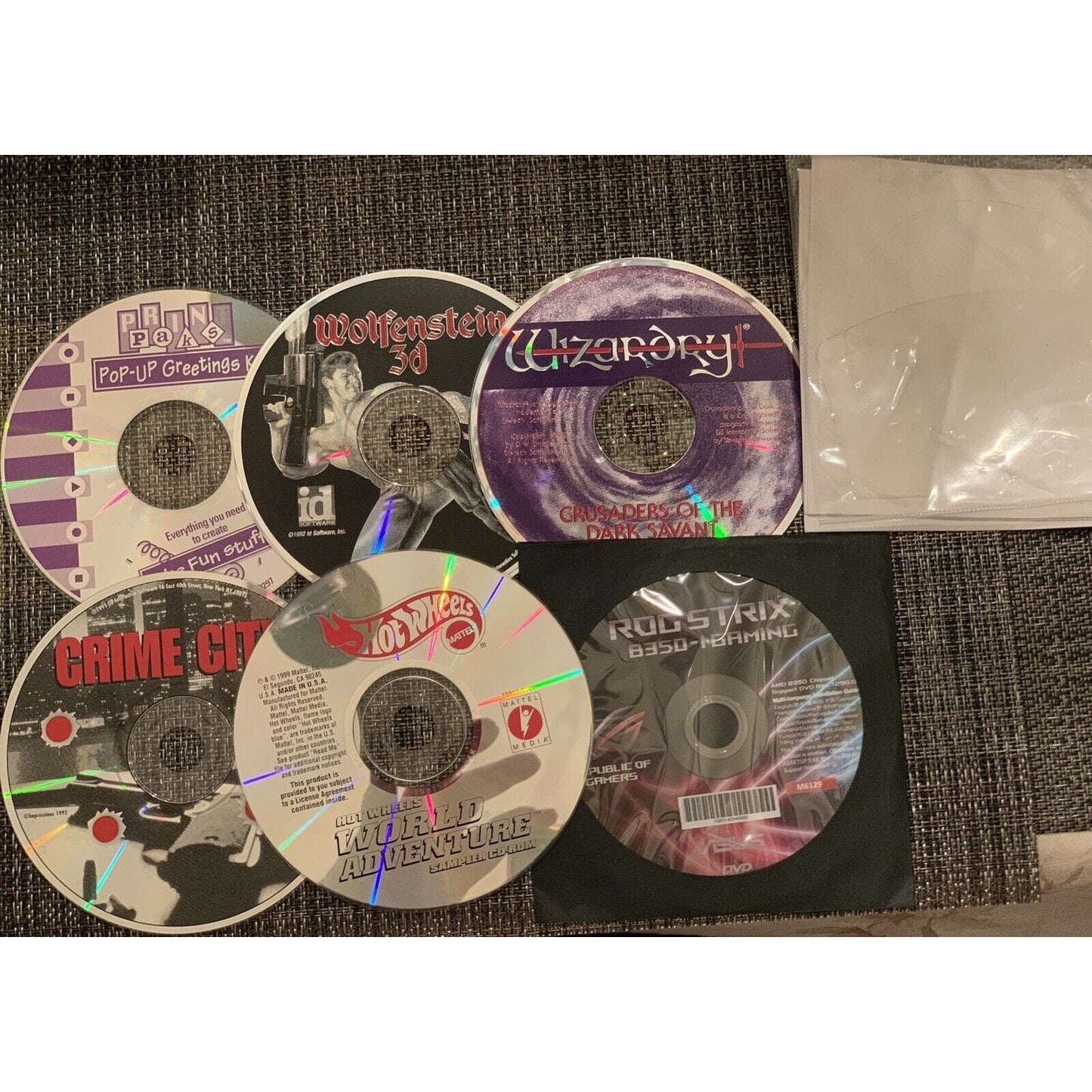 6 Vintage PC Gaming CDs