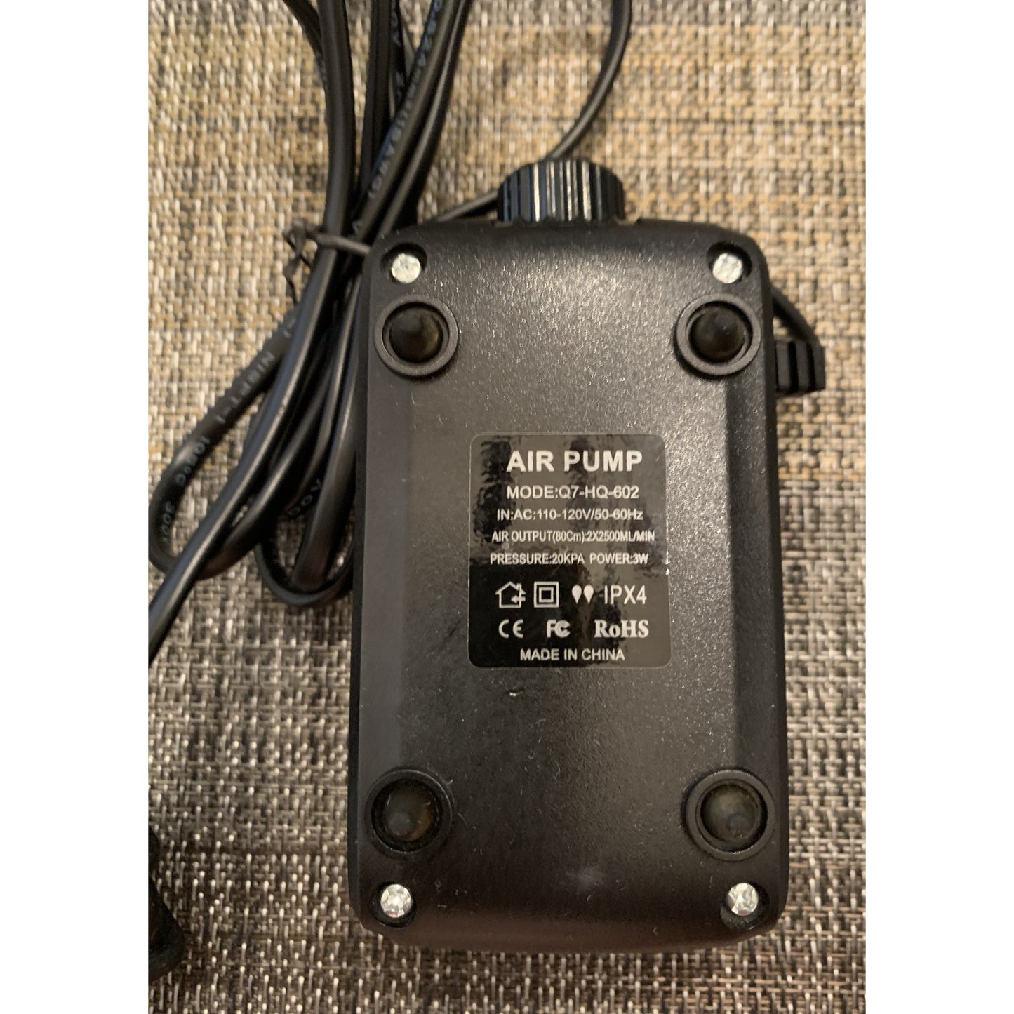 Aquarium air pump