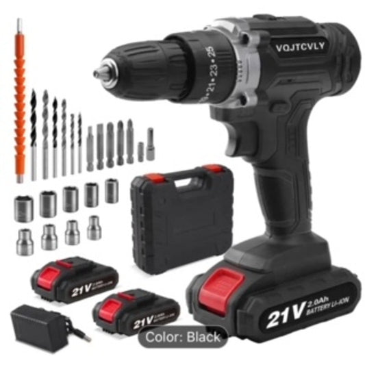 21V 2Ah Cordless Power Drill Set