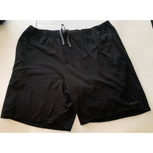 2 Pairs Men's 2XL Black Athletic Shorts