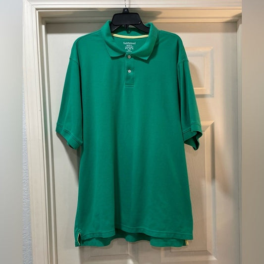 Green polo 2XLT Saddlebred Men’s Shirt