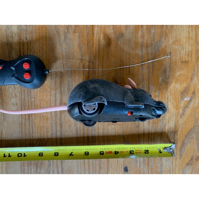 Gray Remote Controlled Mouse Toy