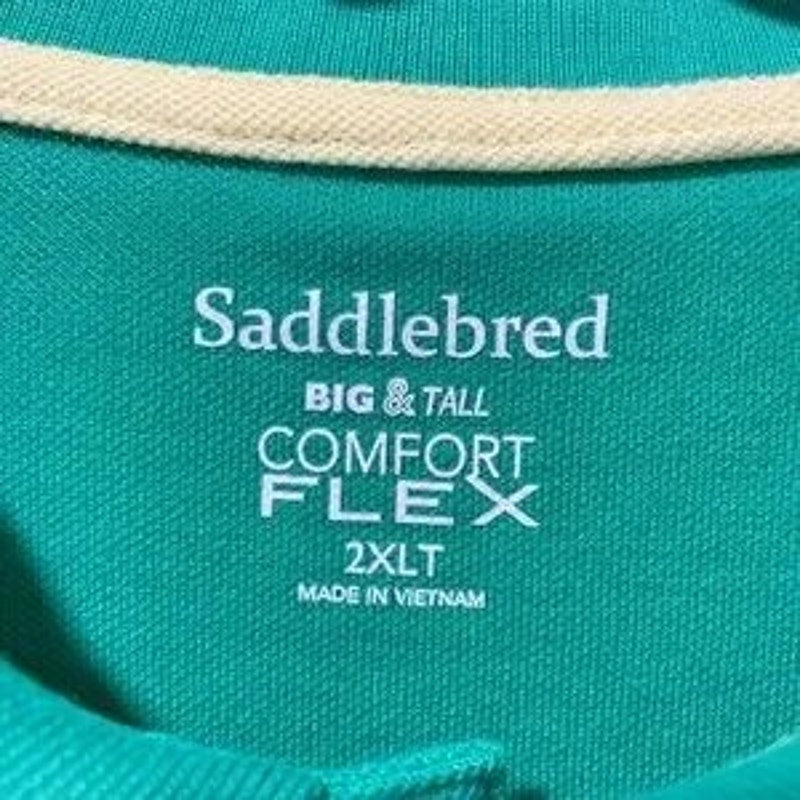 Green polo 2XLT Saddlebred Men’s Shirt