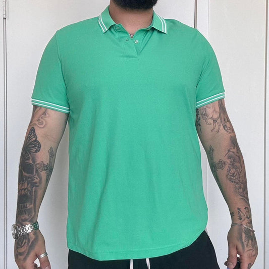 Men's Club Room brand Performance 2XL Light Green Polo