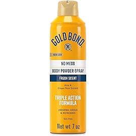 Gold Bond No Mess Talc-Free Body Powder Spray