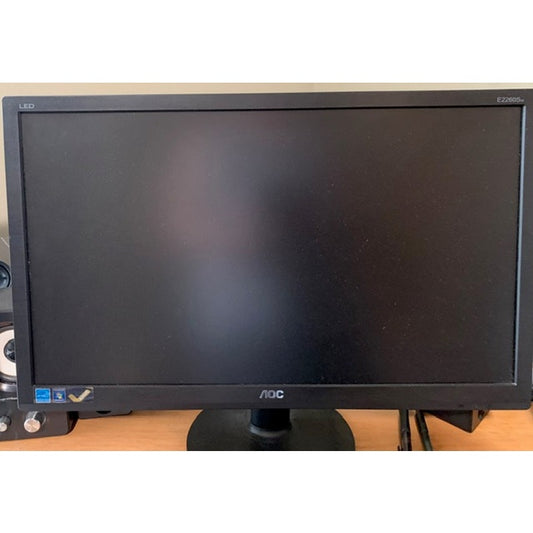 AOC E2260S LCD Computer Monitor Model 215LM00032 VGA and DVI