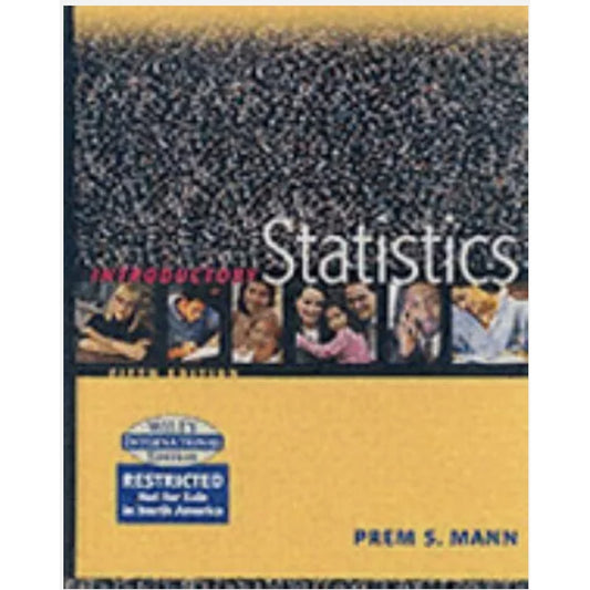 Wie Introductory Statistics, International Edition by Prem S. Mann (Hardcover)