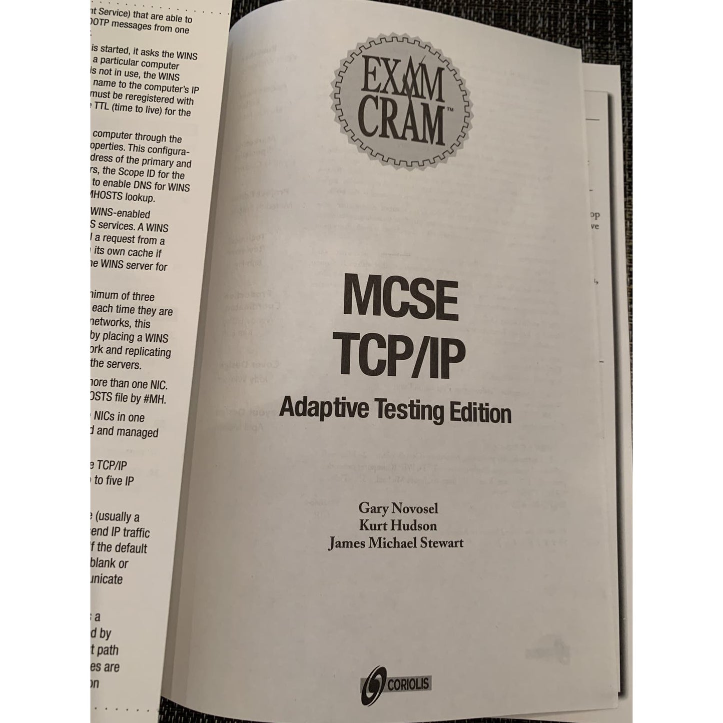 Exam Cram TCPIP Reference Book