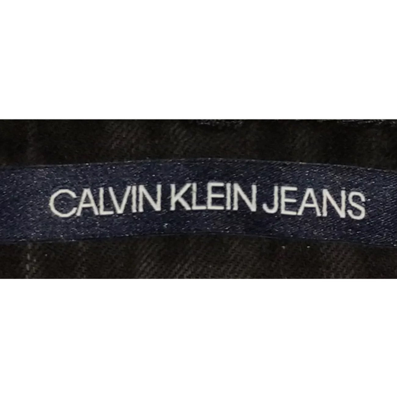 CALVIN KLEIN CK Men CKJ 026 Low Slim Stretch Cotton Jean Measures 34x31 Black