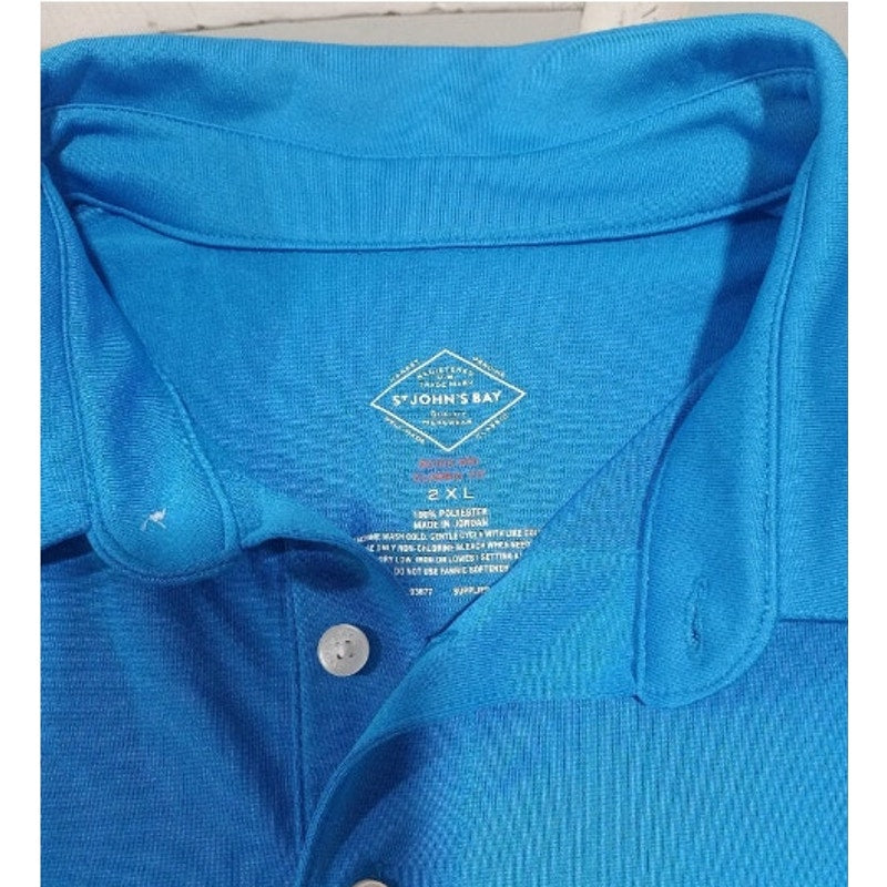 St. John's Bay Men's Blue 2xl polo