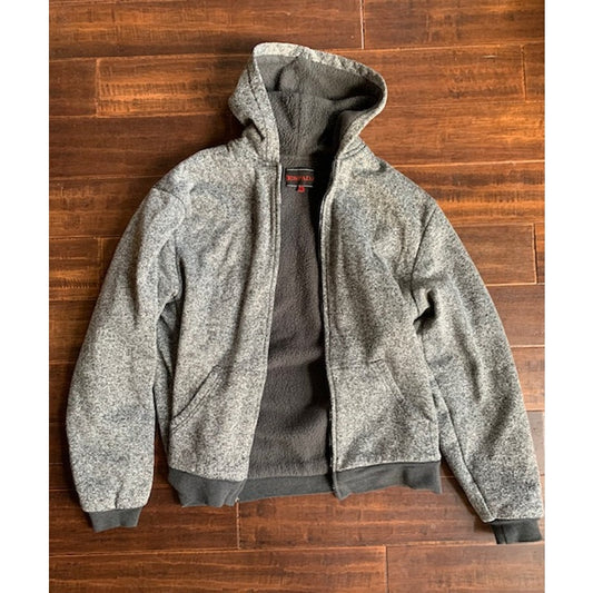 Men's 3XL Gray Espada brand Hoodie Coat