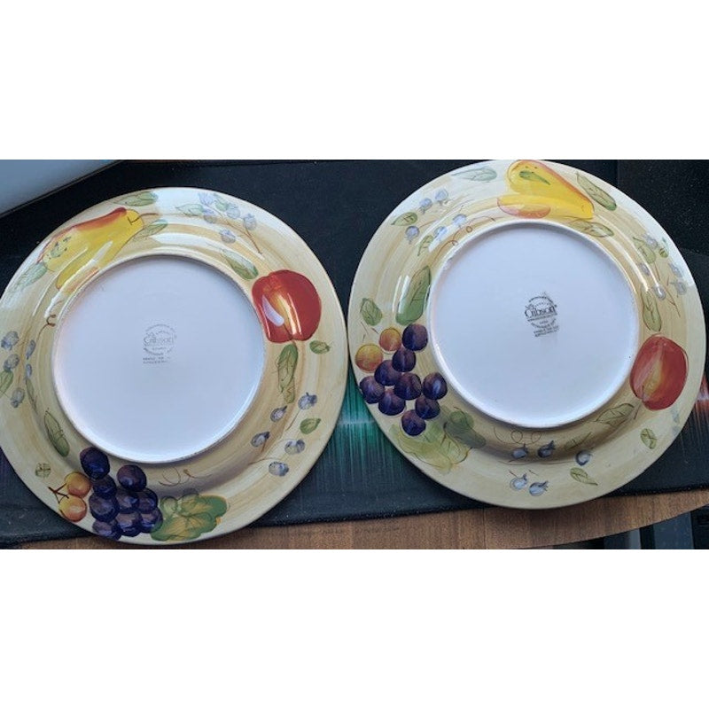 Fruit Painted Dish Plates