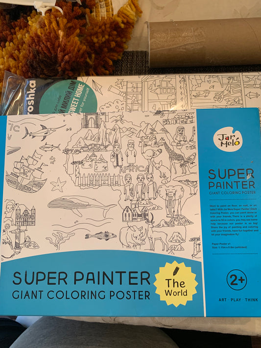 Jar Melo Super Painter Giant Coloring Poster