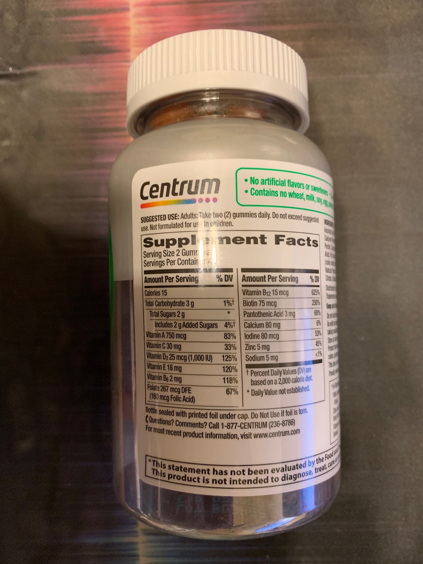 Centrum Adults 50+ Multigummies 90 Gummies