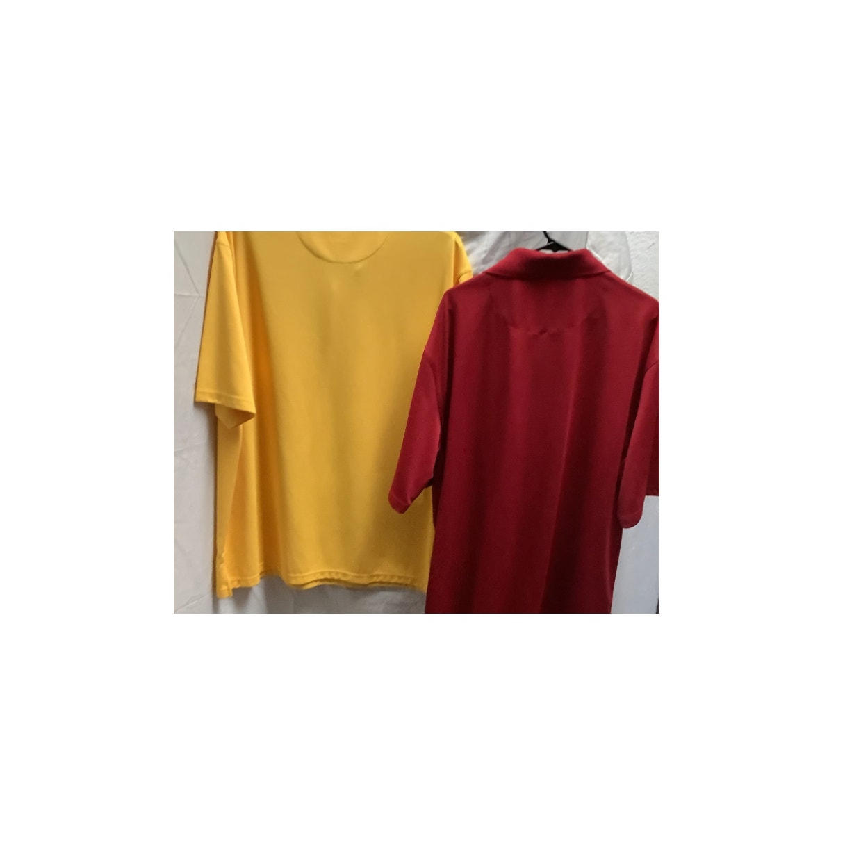 2XL Red & Yellow grand slam polo shirts for men