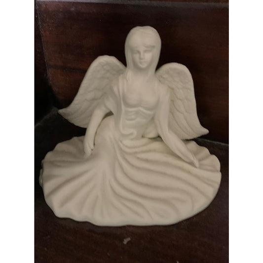 Porcelain White Decorative Angle Figure