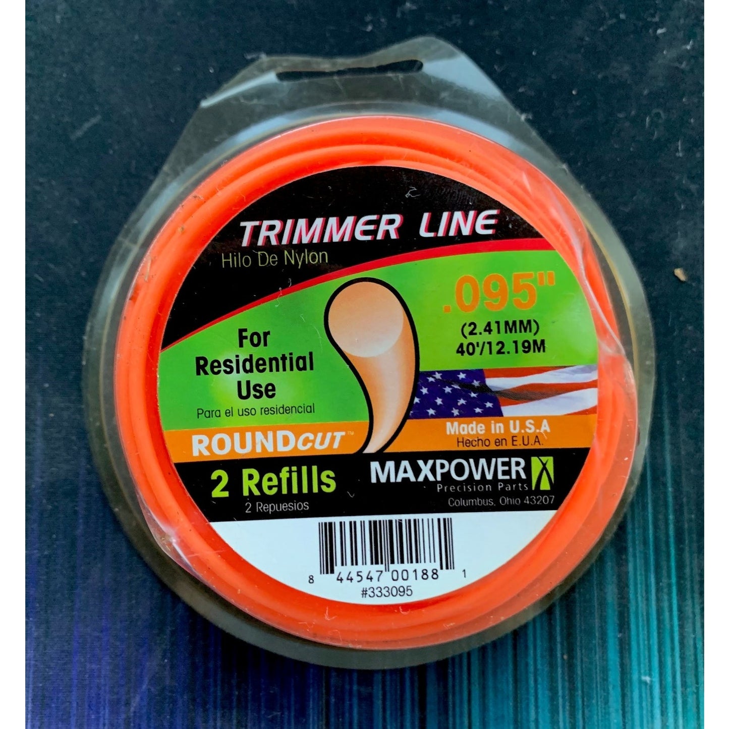 Orange Weed Trimmer Line