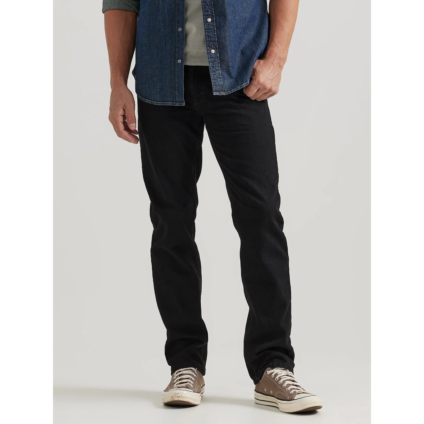 Wrangler 38 x 32 Five Star Regular Fit Jean: Coal Black