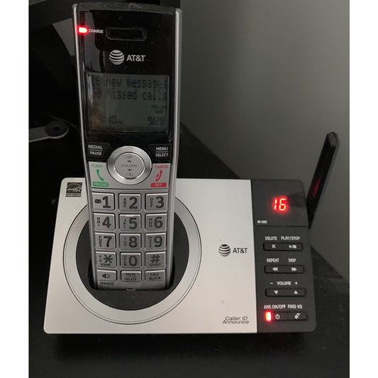 AT&T Home Phone Model CL82207 BS with Caller ID Announce.