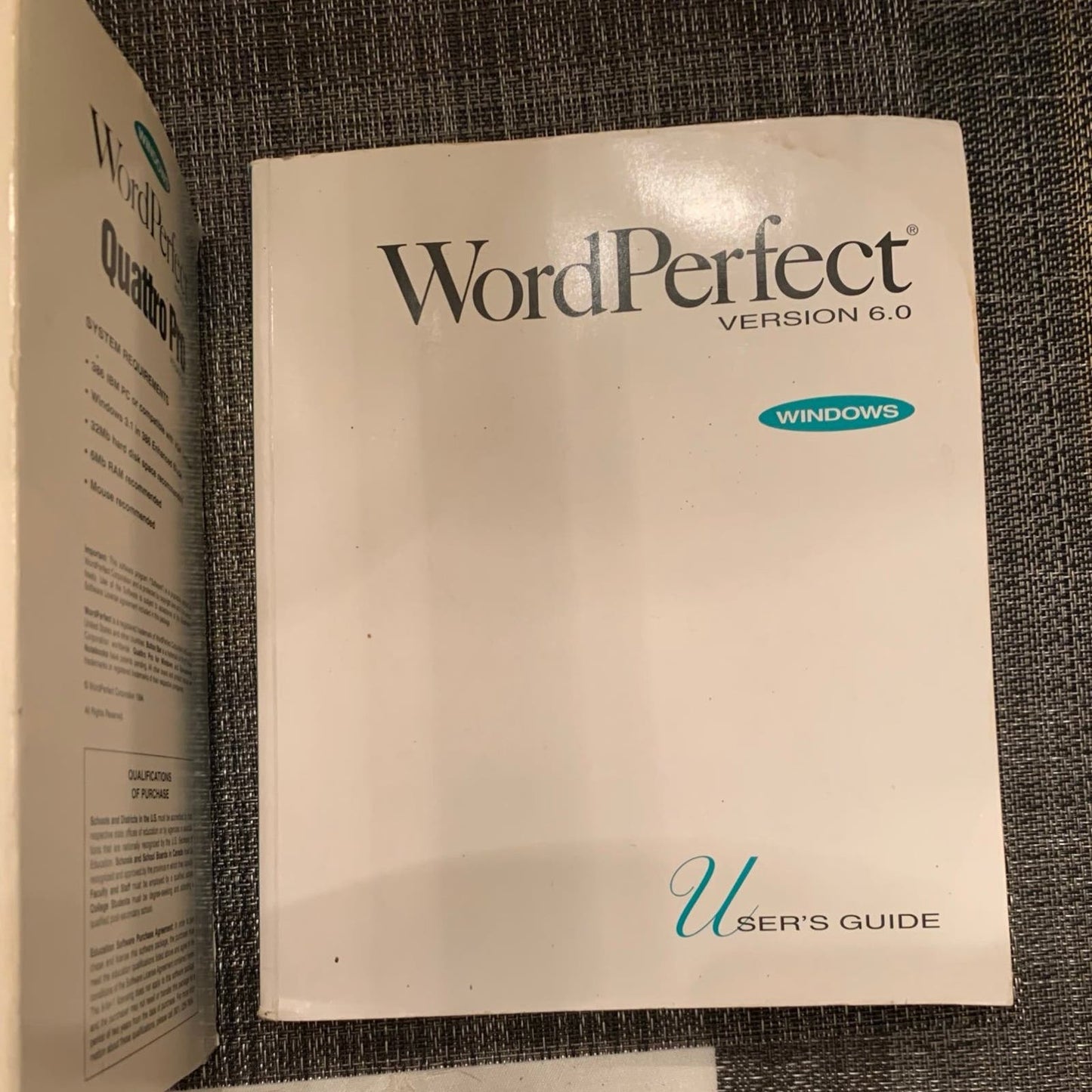 Vintage computer word processing software