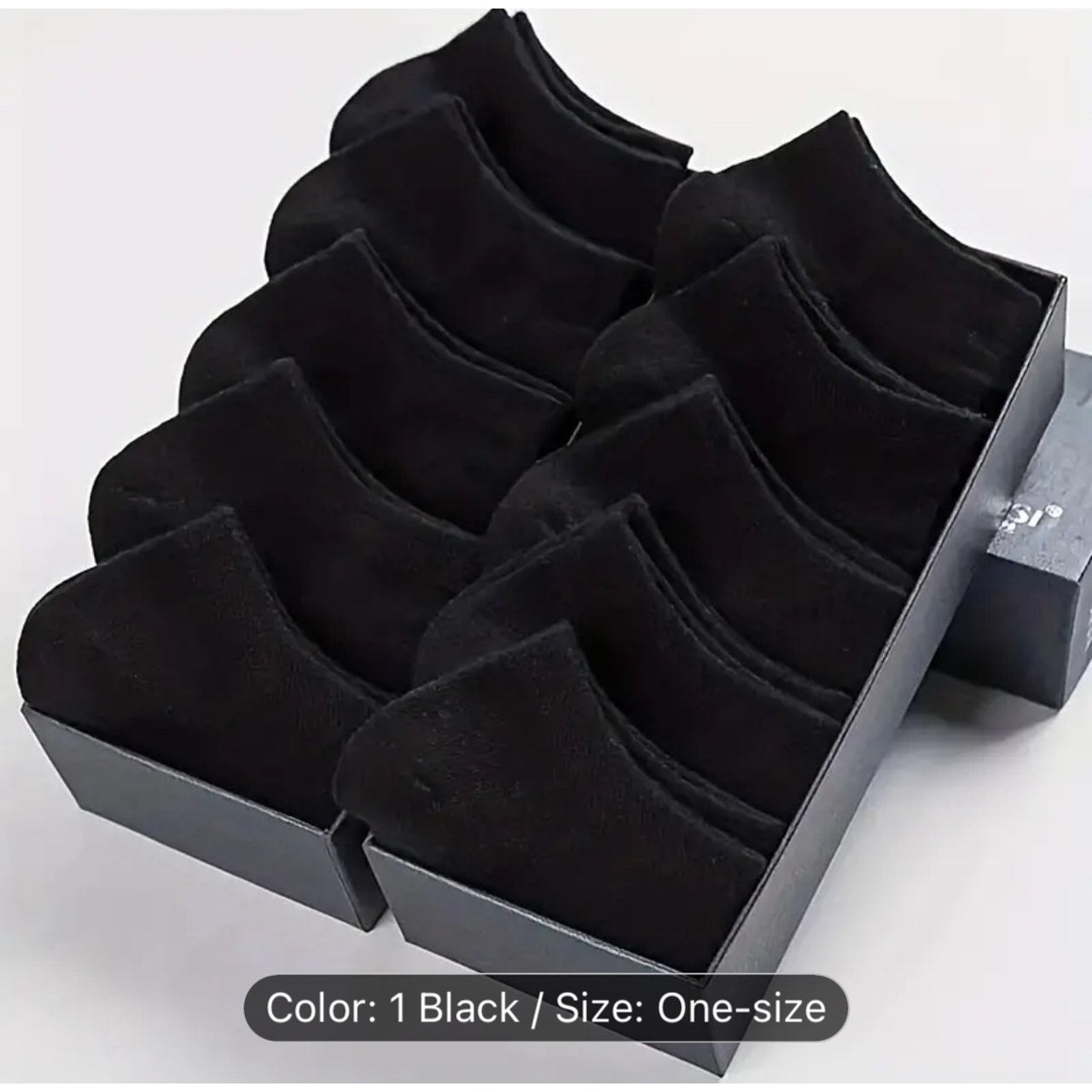 5 Pairs Ultra-Soft Unisex No Show Sock