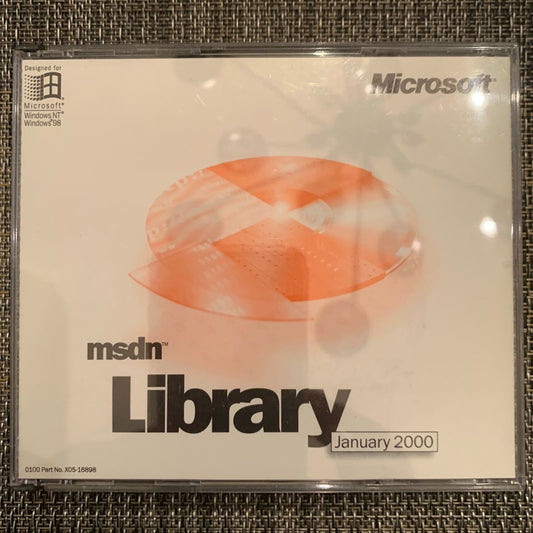 Microsoft programming reference CD software