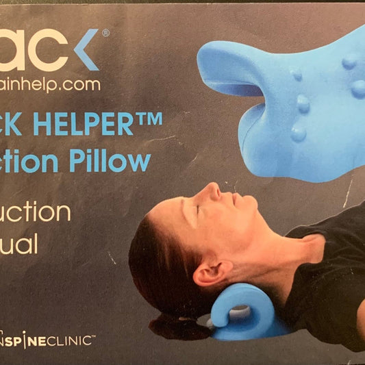 Neck helper traction pillow