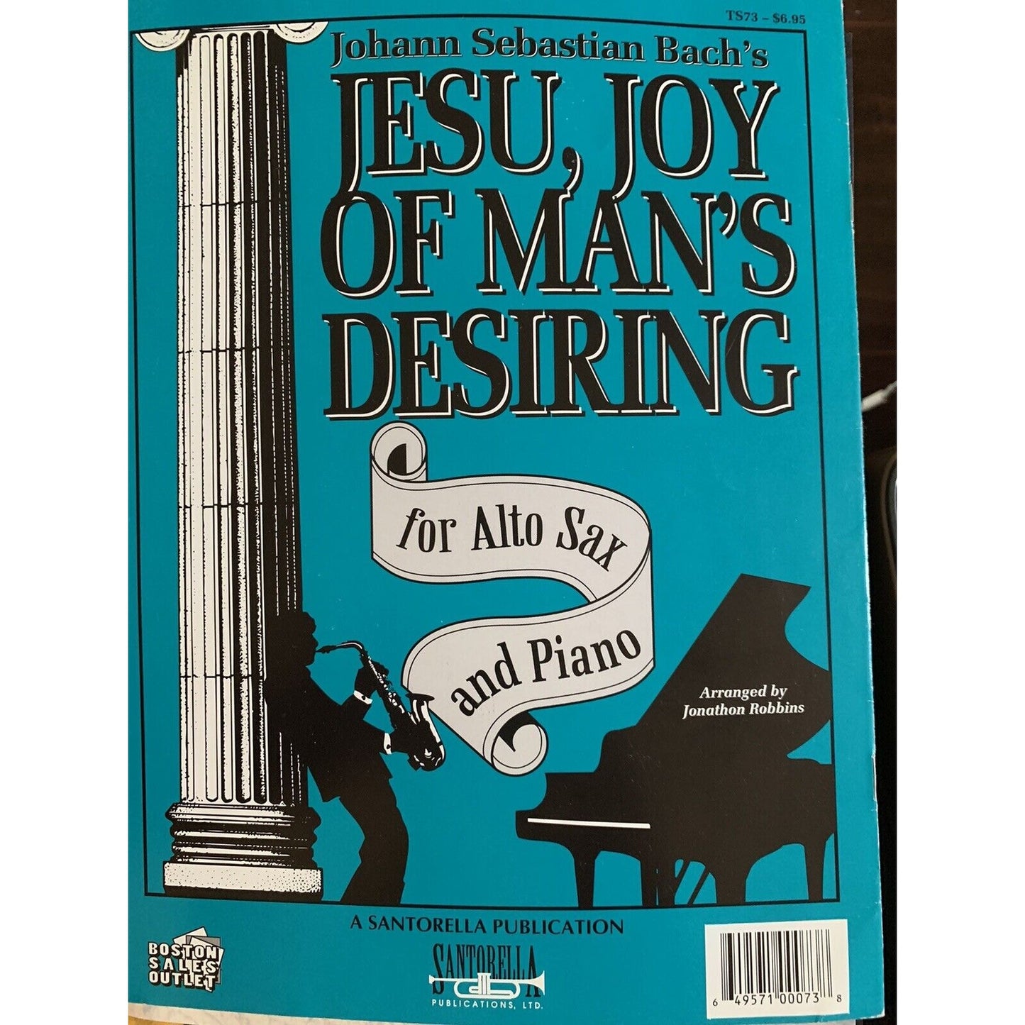 Johann Sebastian Beach’s Jesu, Joy Of Man’s Desiring For Alto Sax And Piano