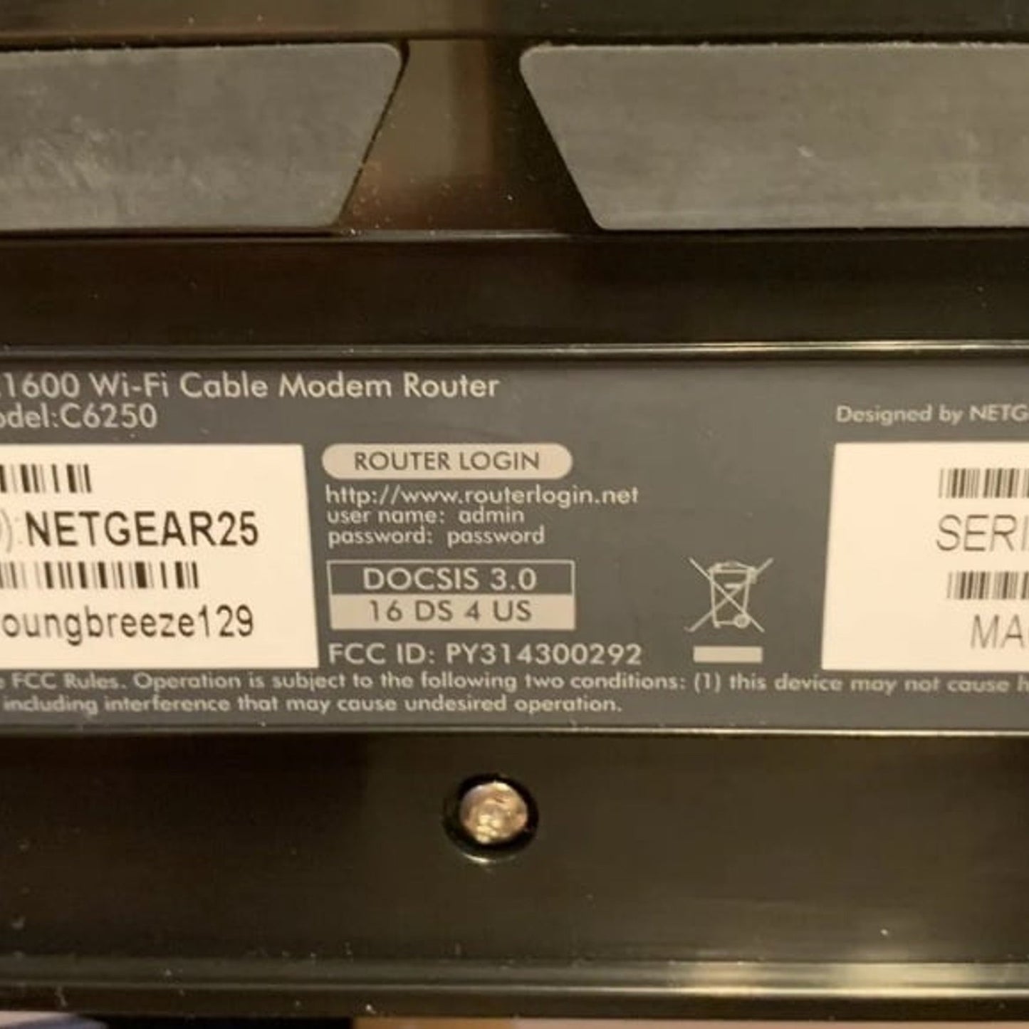 Netgear Dual Band Wi-Fi Gigabit Cable Router