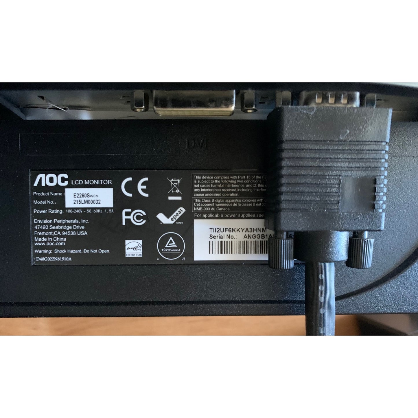 Dell 24in Computer Monitor Model U2417HA