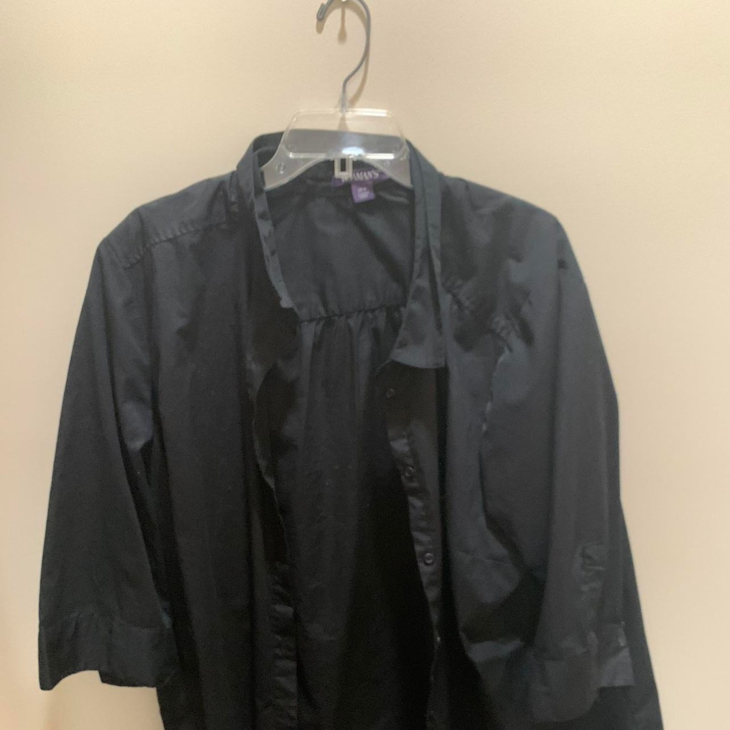 3xl black button up short sleeve shirt