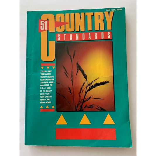 51 Country Standards for Piano, Vocal or Guitar